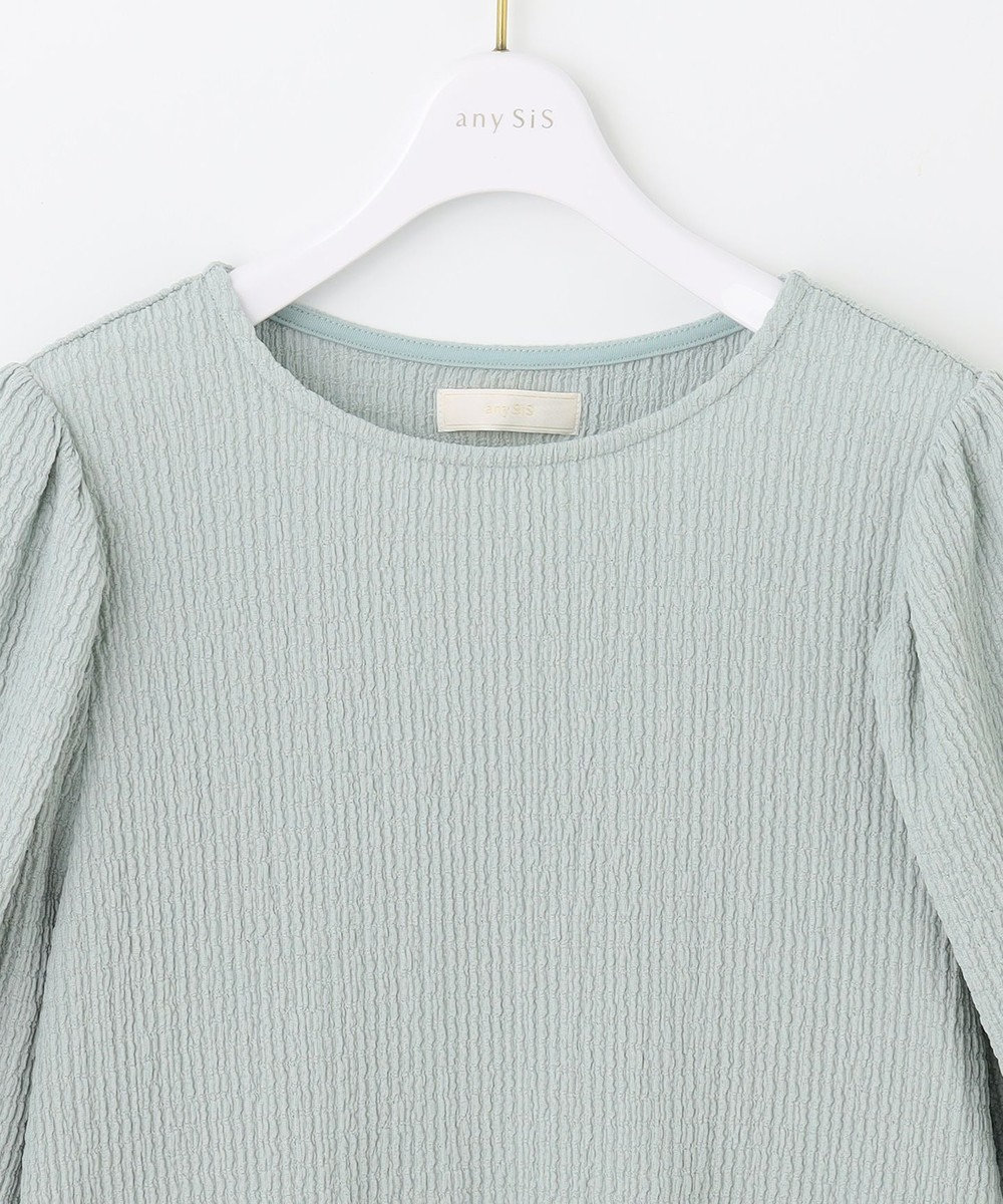 ANY SIS 【美人百花7月号掲載】ボリュームスリーブシャーリング カットソー 