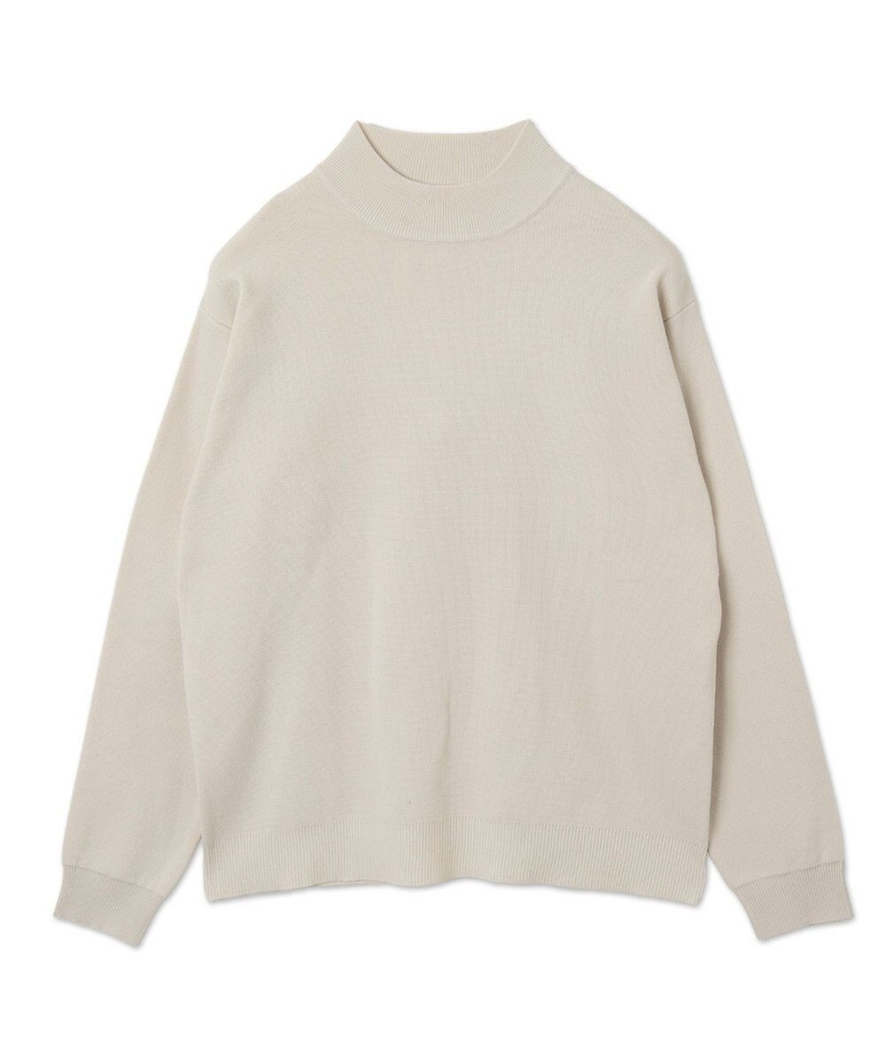 WEGO 【ユニセックス着用ITEM】ミラノリブモックネックプルオーバー 