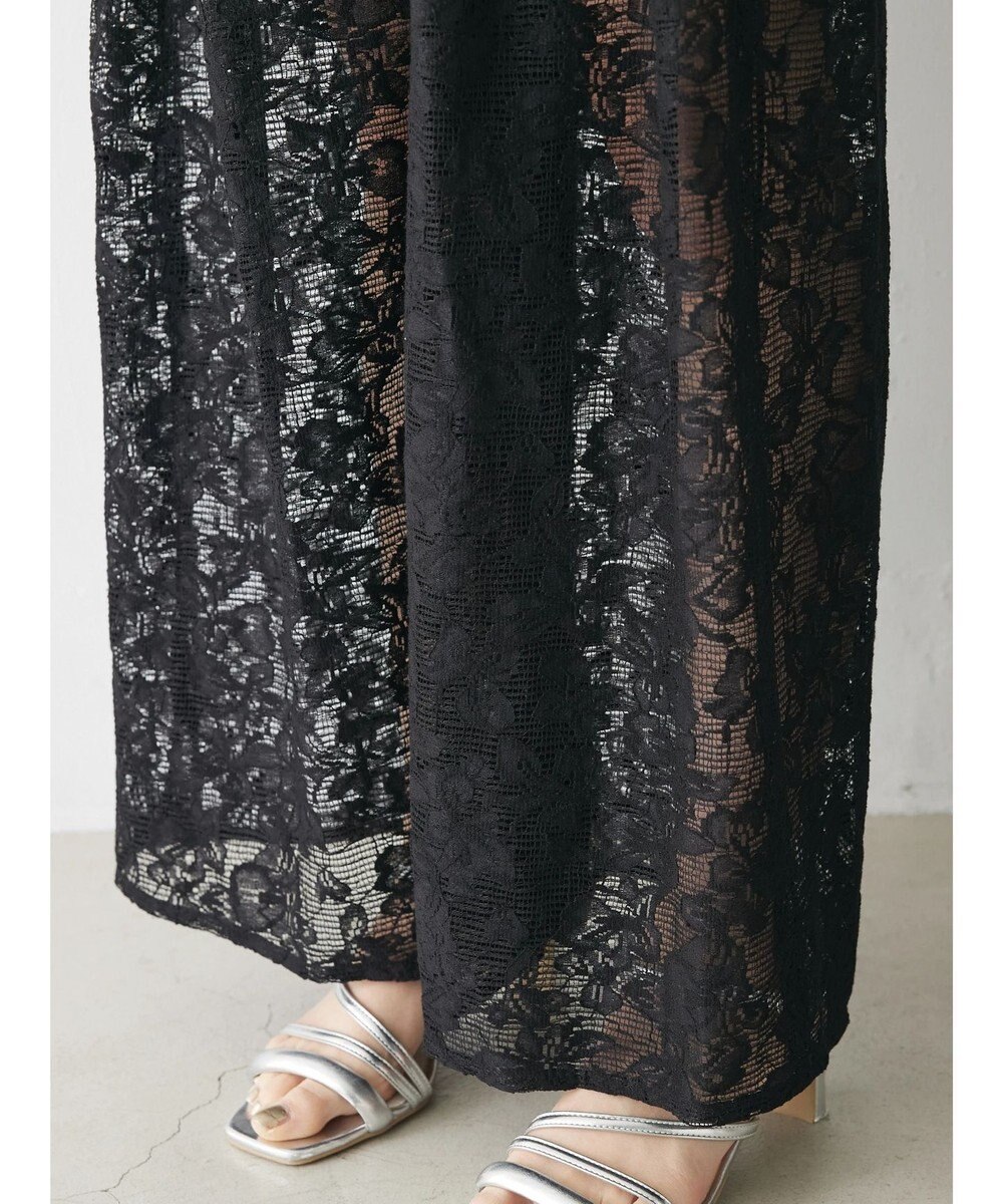 Green Parks レースタックパンツ 