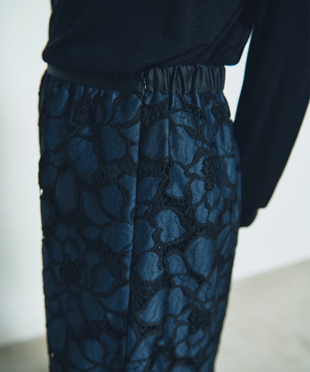 GRACE CONTINENTAL ローズレーススカート 