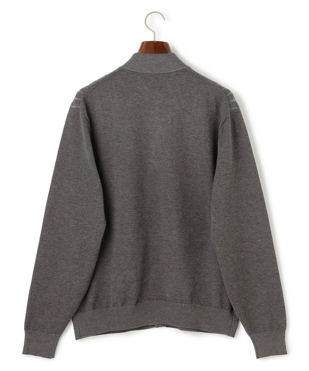 J.PRESS MEN 羽織るだけで整う大人の品格【ストレッチ / イージーケア】【FLEX YARN】ケーブルニット ブルゾンライク カーディガン 