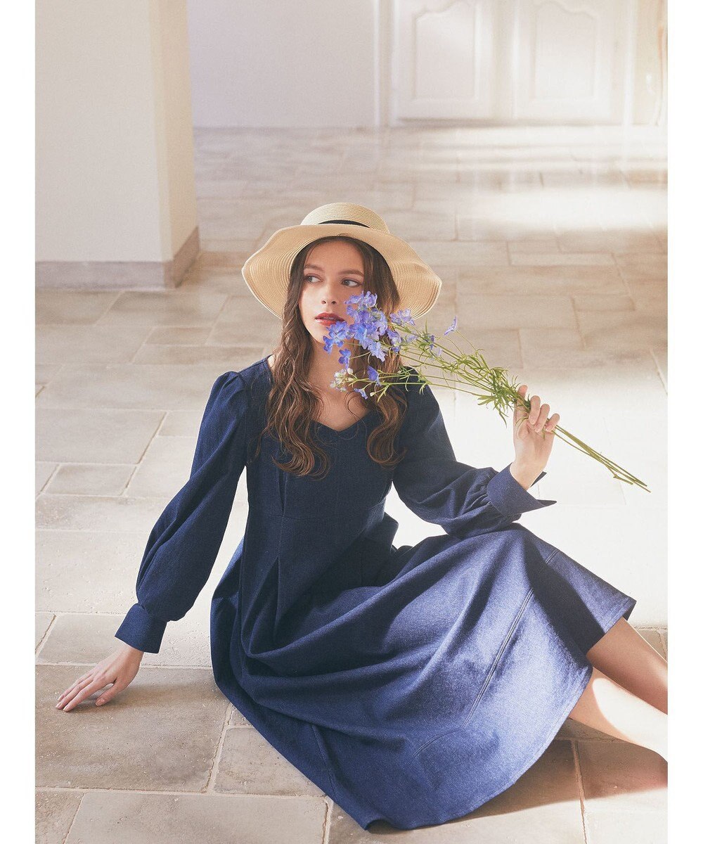 Maison de FLEUR デニムワンピース 