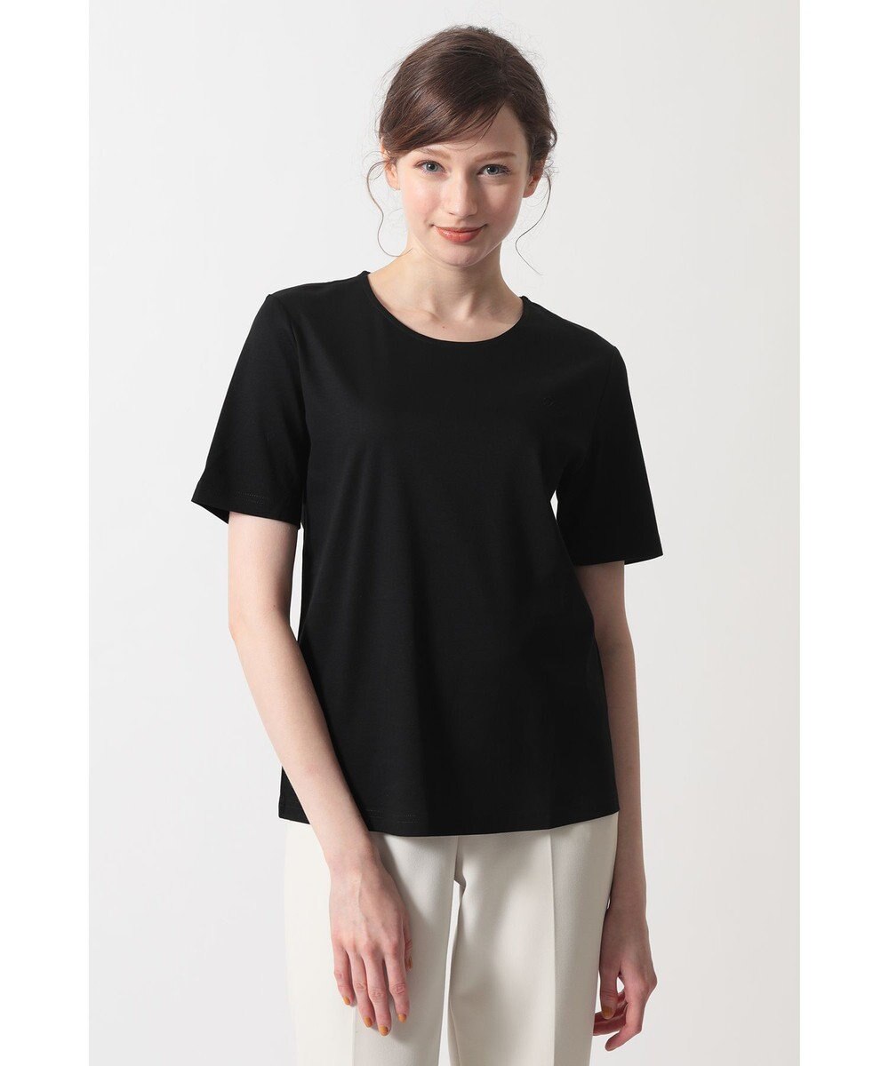 DAKS ロゴ刺繍ベーシックTシャツ 