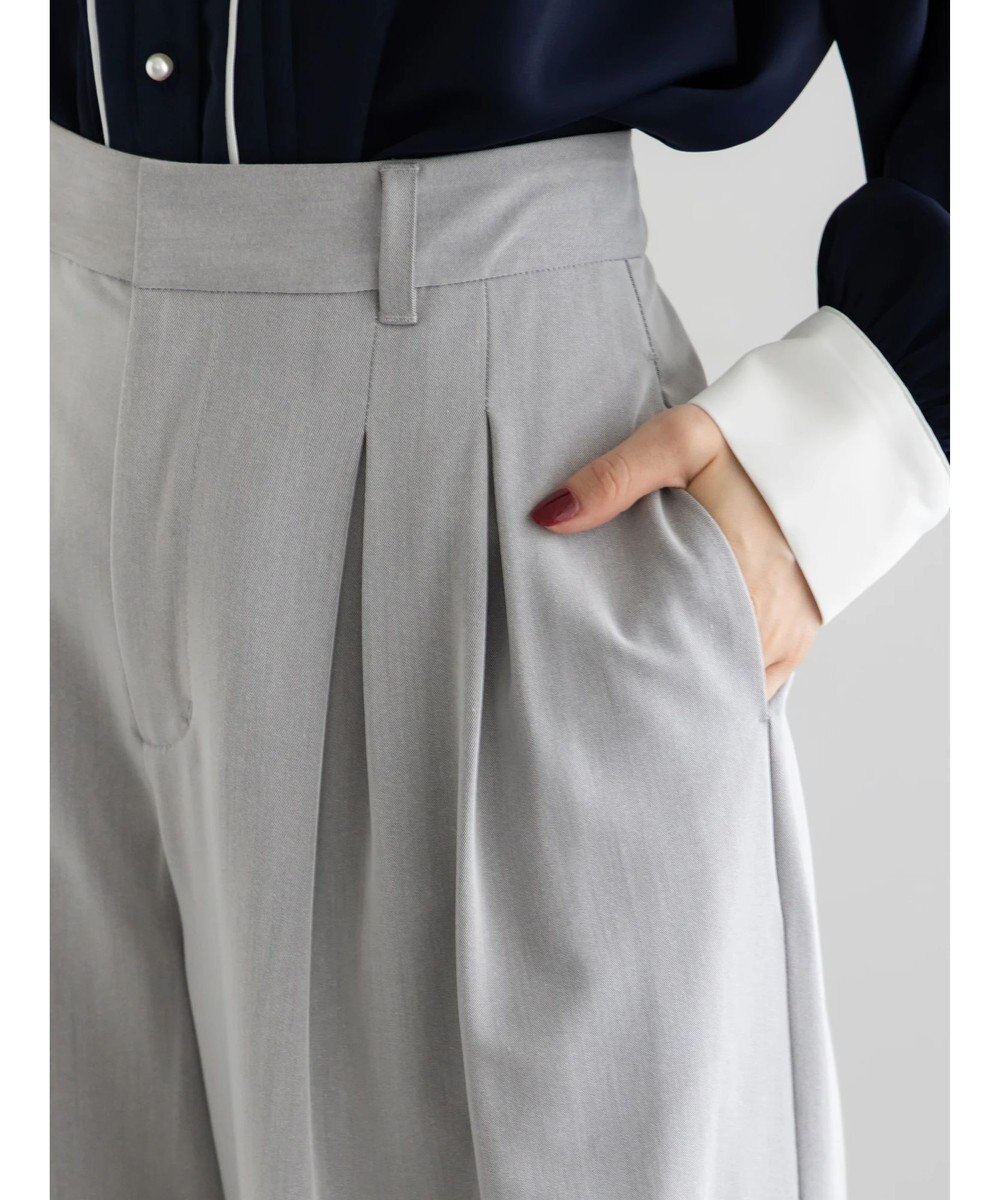 Te chichi タックワイドフルレングスパンツ 