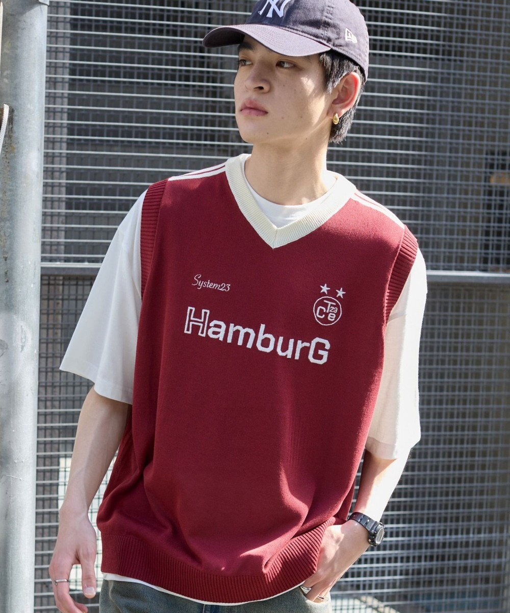 WEGO 【２点SET】アンサンブルゲームロゴニットベスト 