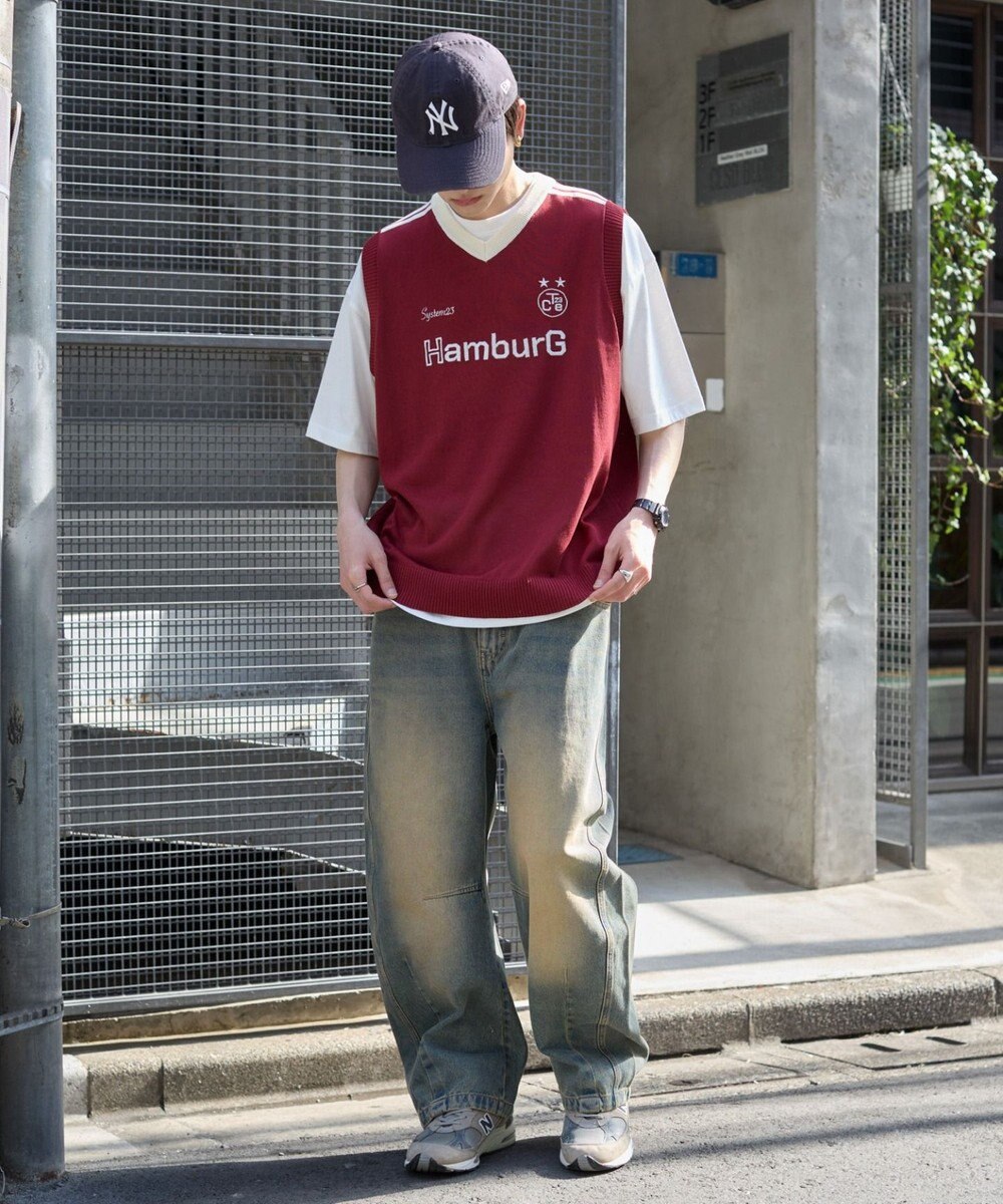 WEGO 【２点SET】アンサンブルゲームロゴニットベスト 