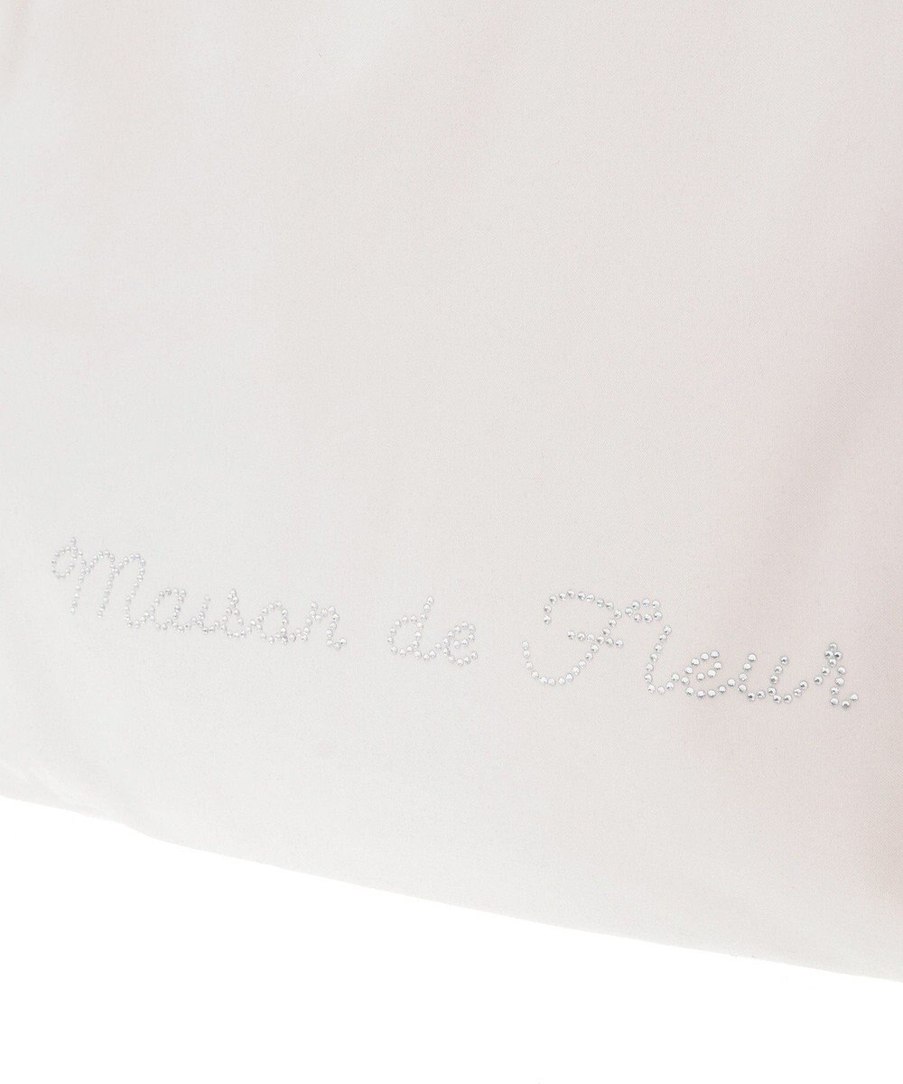 Maison de FLEUR チュールハンドルスクエアトートバッグ 