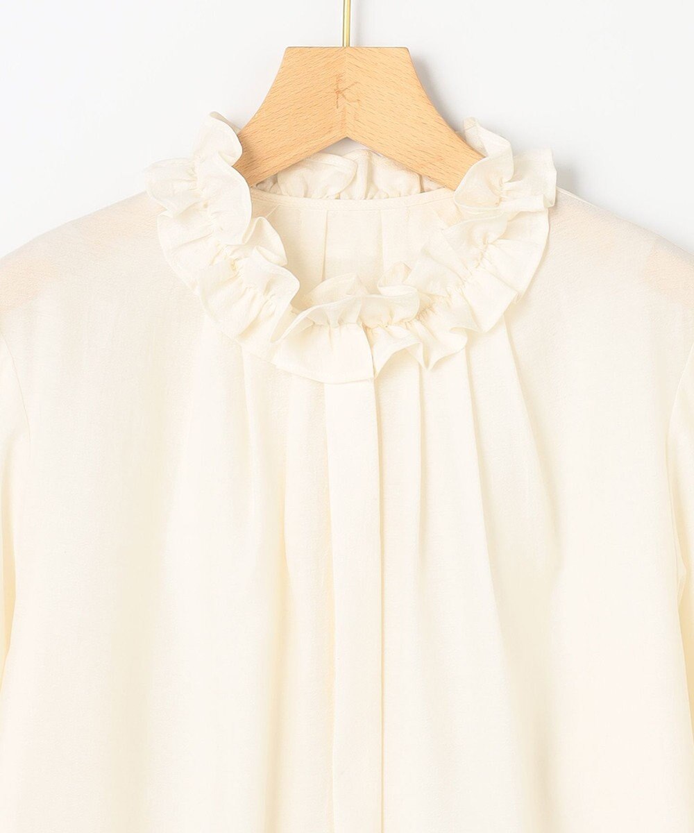 組曲 S 【加藤ローサさん着用】アンティークオーガンフリル ブラウス 