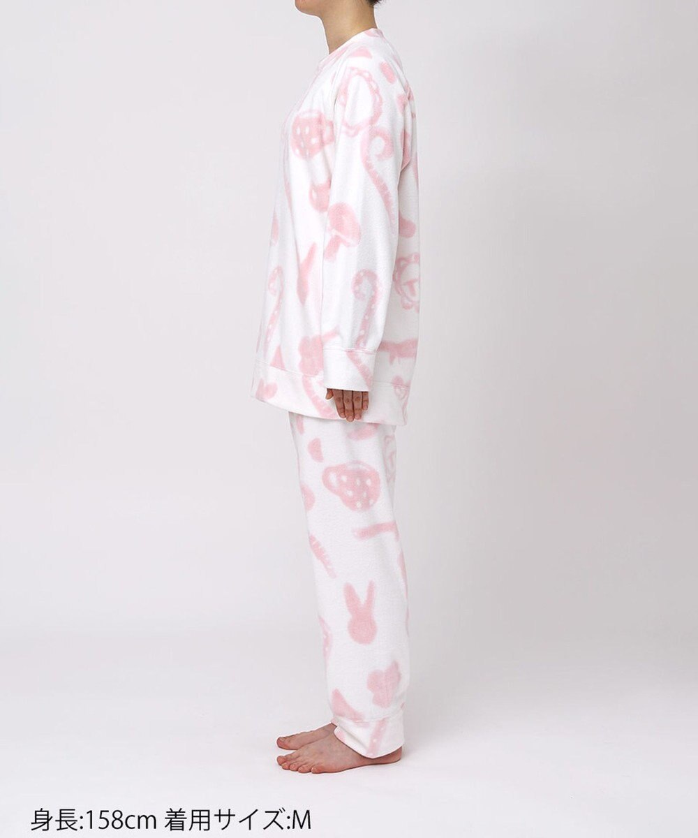 tsumori chisato SLEEP ツモリチサト パジャマ マイクロフリース素材(本体) あったか 長袖 長ズボン レディース UDW403 /ワコール 