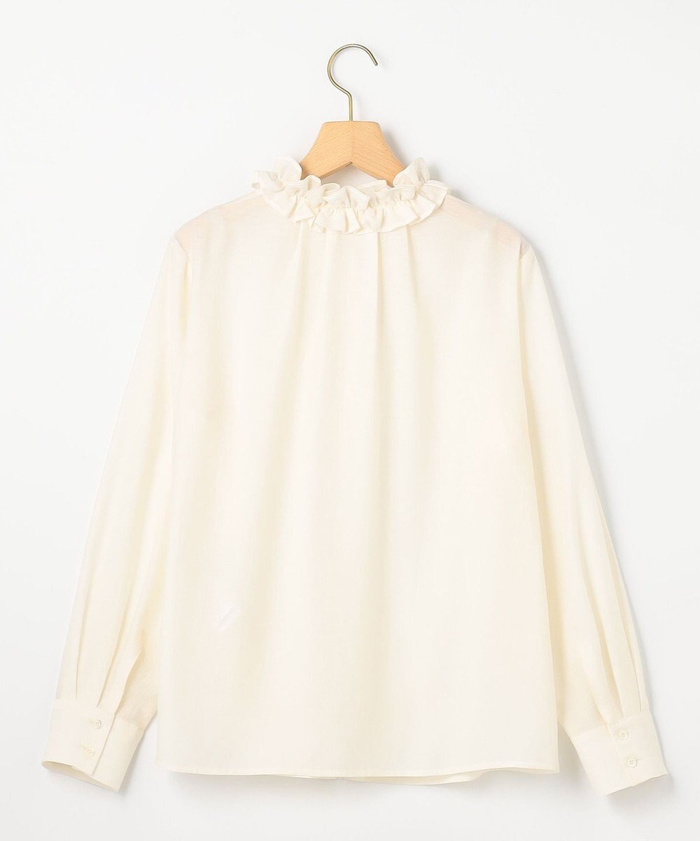 組曲 S 【加藤ローサさん着用】アンティークオーガンフリル ブラウス 