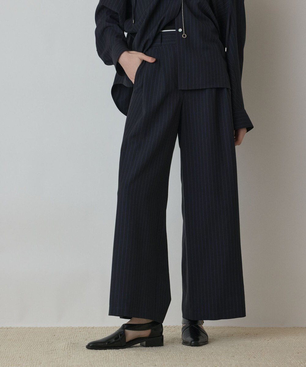 GRACE CONTINENTAL タックワイドパンツ 