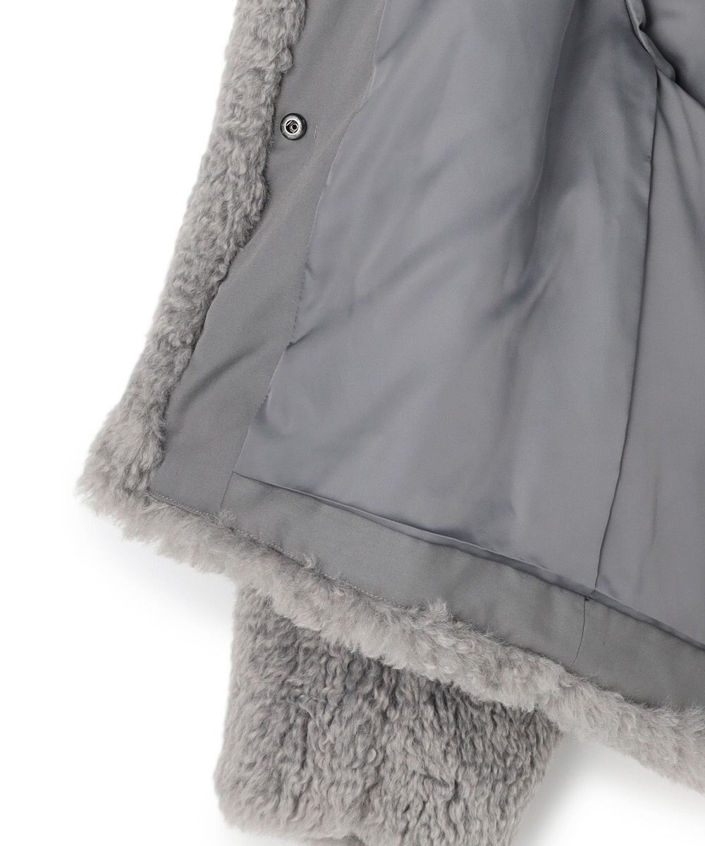 UNFILO エコファー ステンカラーコート 