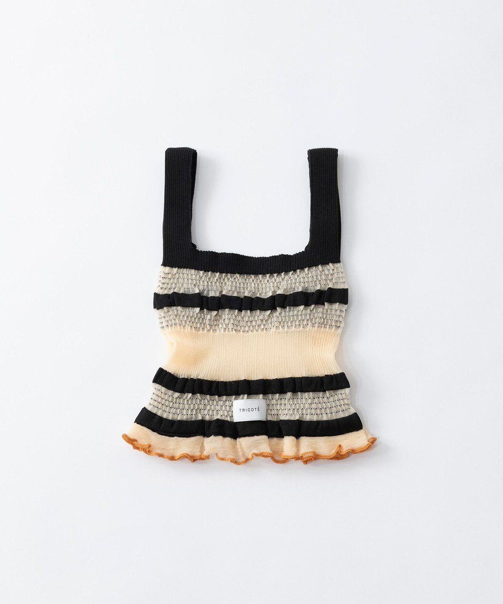 TRICOTE シアーリブニットバッグ 