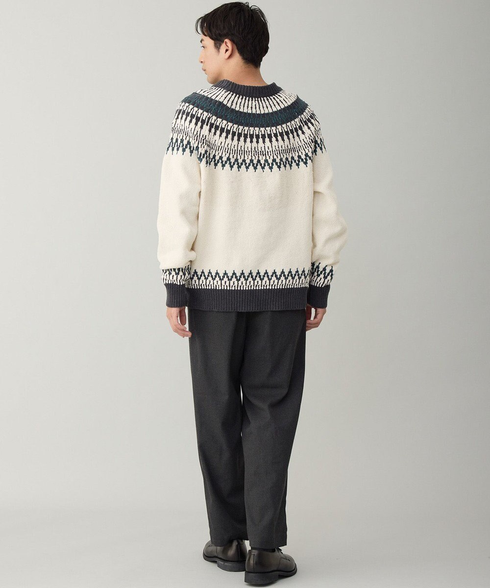 UNFILO MENS ライトモール ノルディックニット 