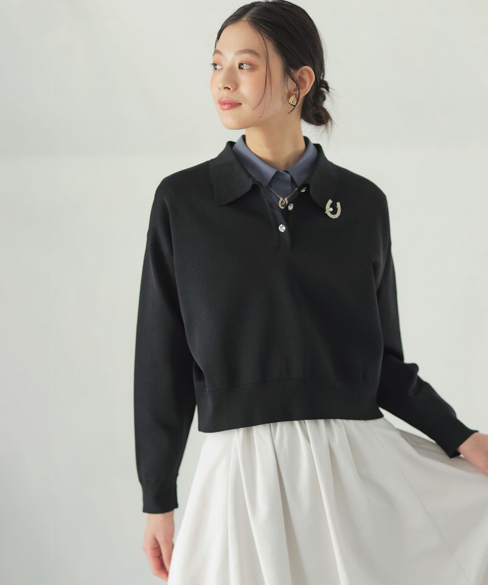 組曲 S エアリーシャーティング オーバーシャツ 