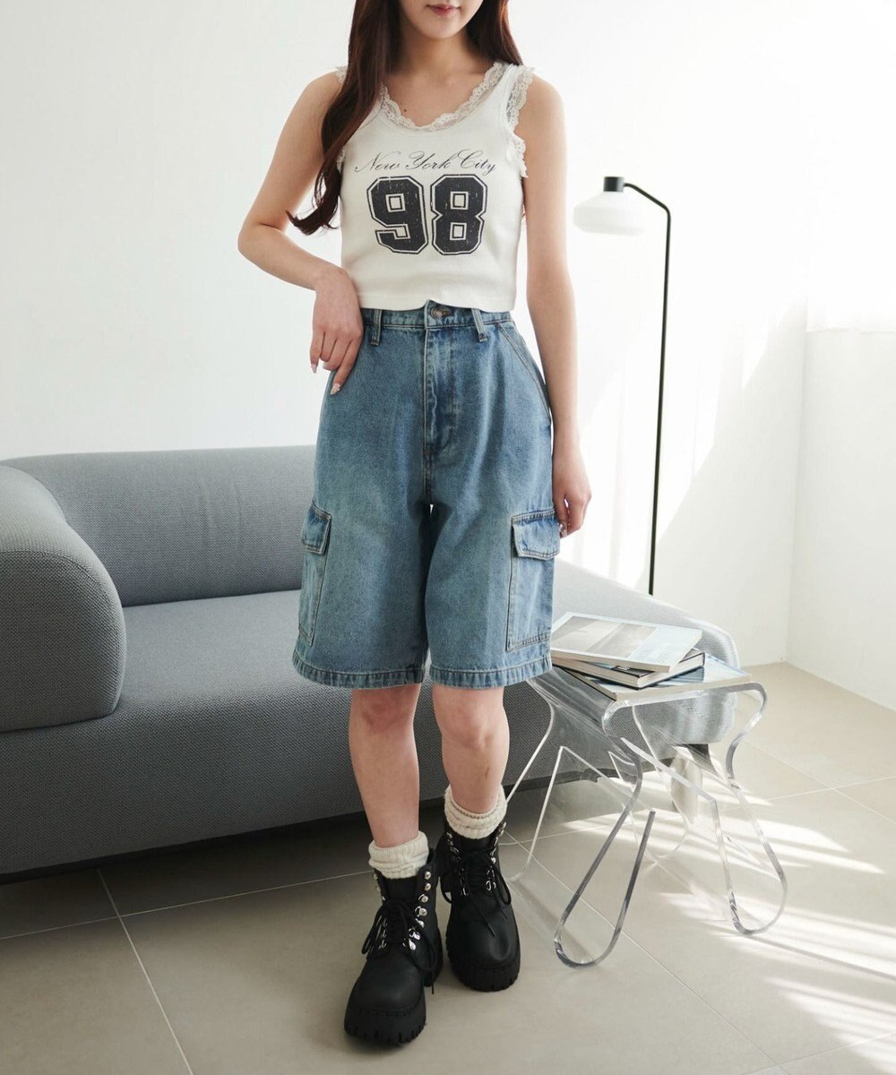 WEGO グラフィックレースタンク 