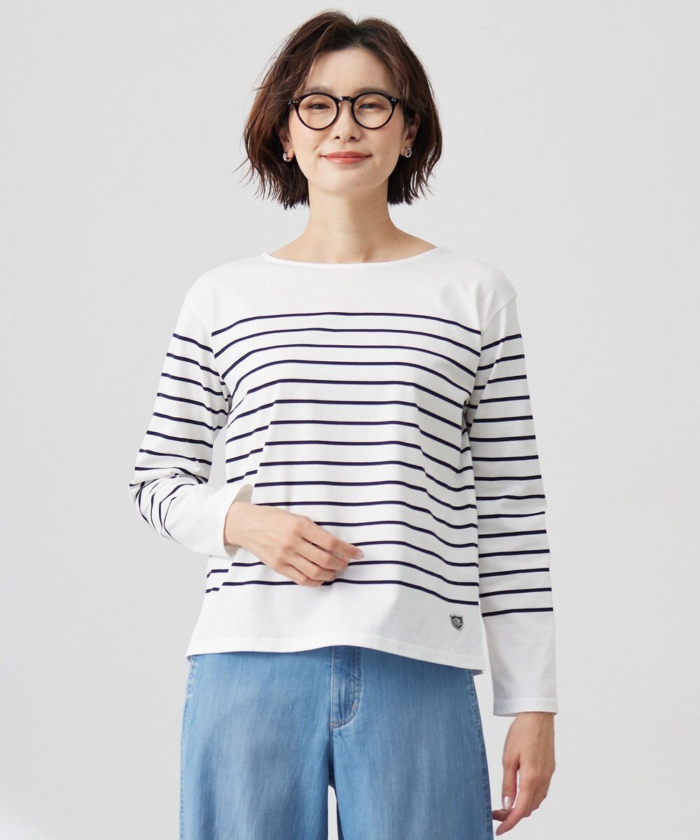 J.PRESS LADIES バスクボーダー カットソー 