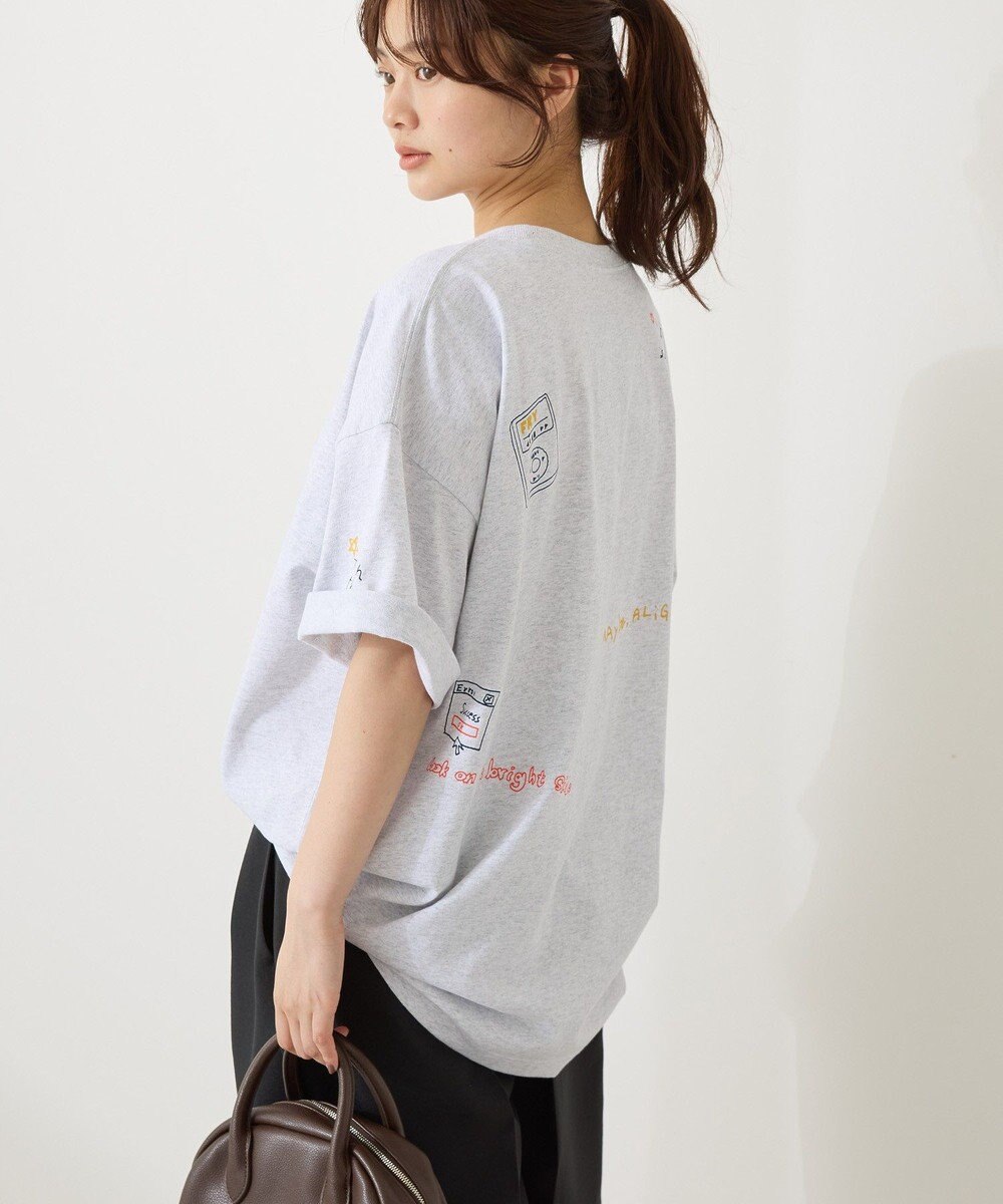 AMERICAN HOLIC 総柄ロゴTシャツ 