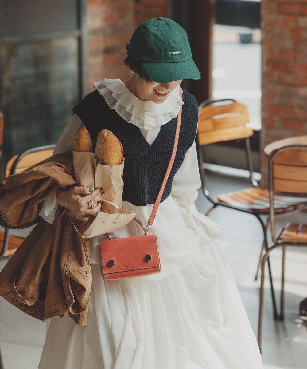 #Newans 【高山都さんコラボ】ダブルギャザーロングスカート 