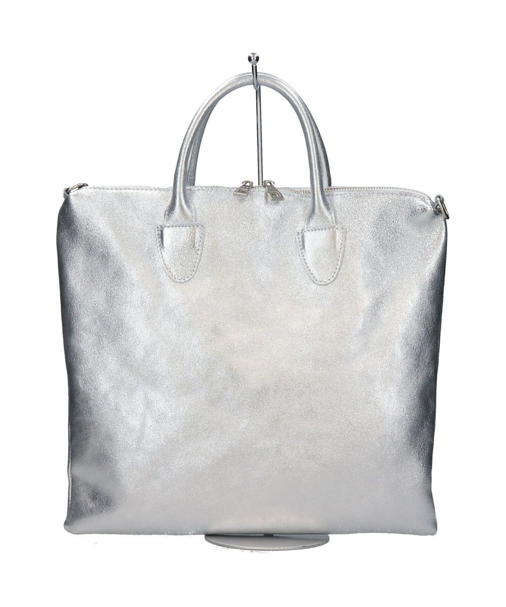 INTER-CHAUSSURES 【ANDREA CARDONE】レザーハンドルファスナー付きバッグ 