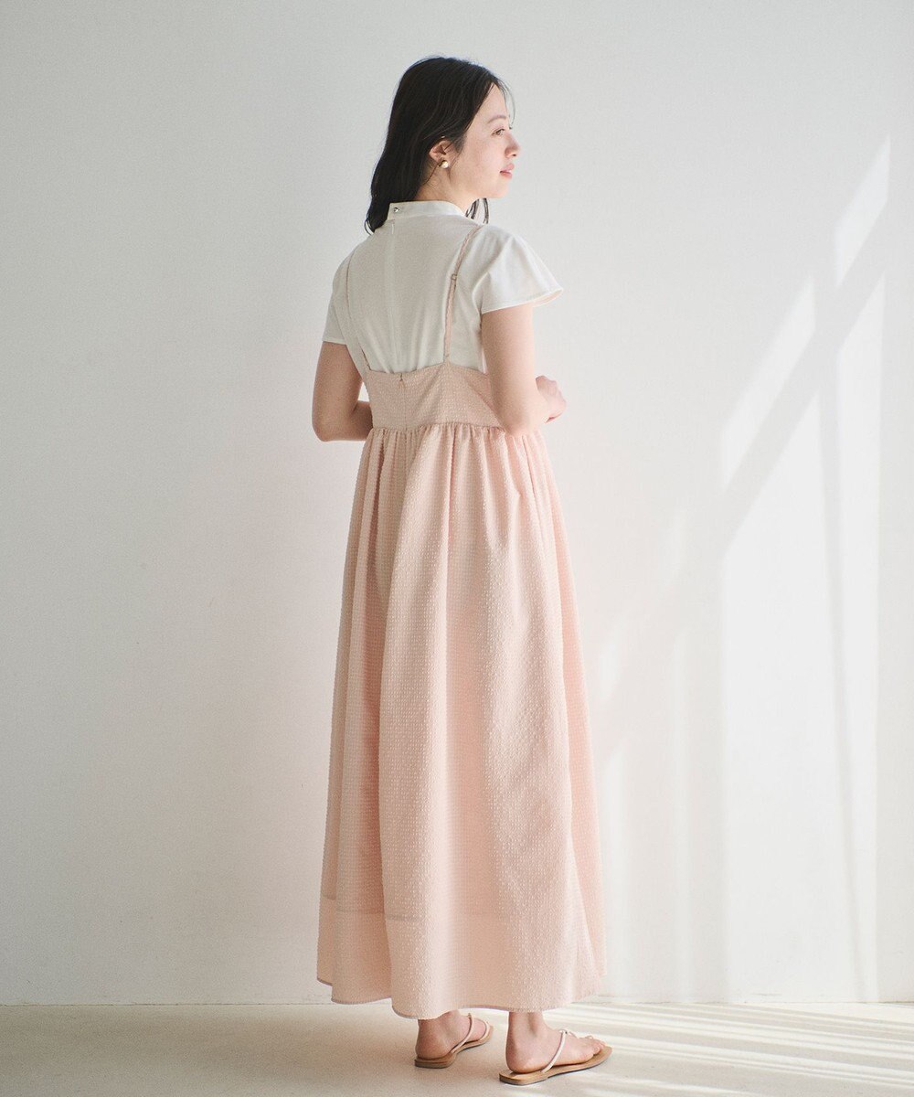 #Newans 【洗える】ボリュームキャミソールドレス 