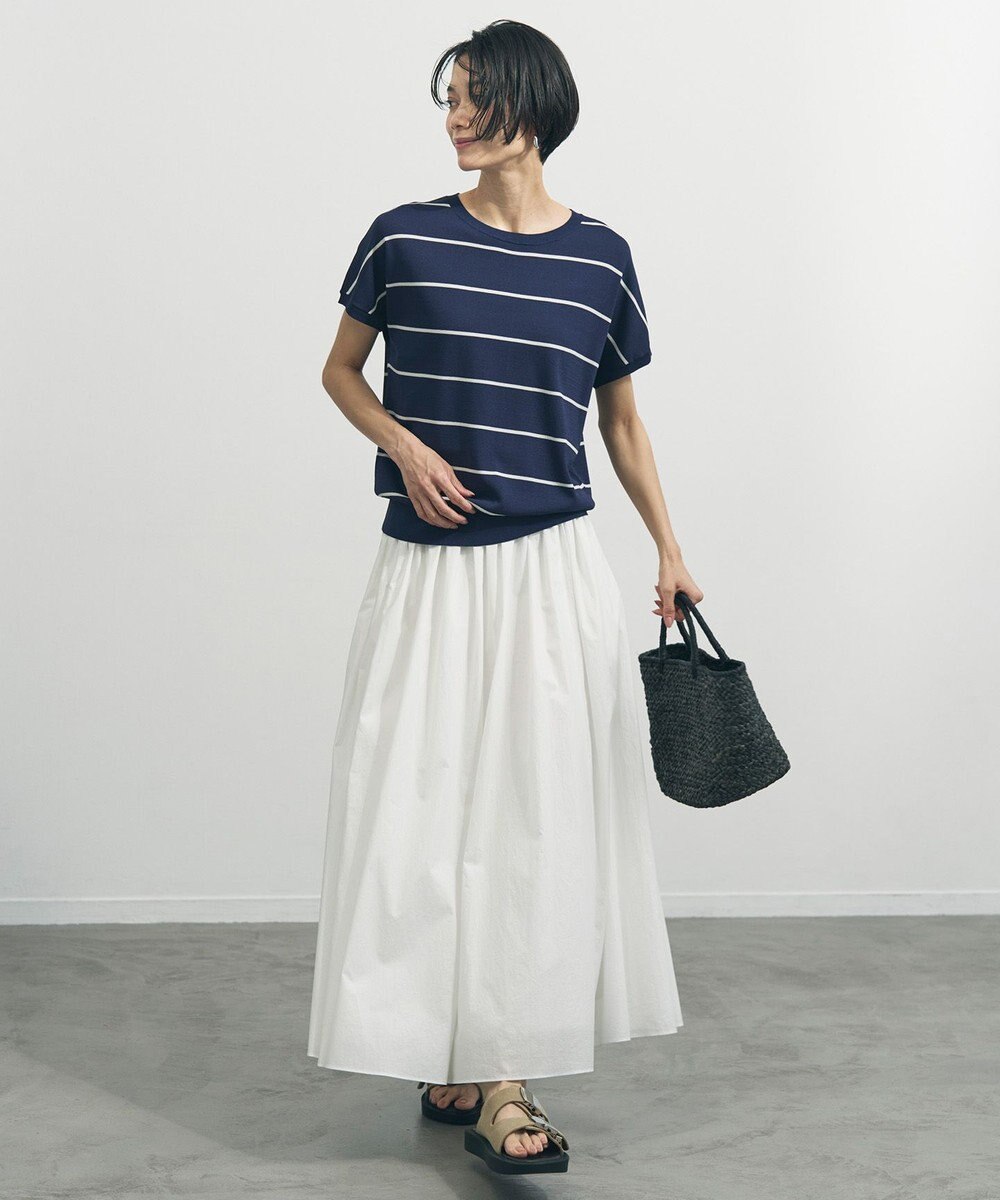 UNFILO コットンローン ボリュームスカート 