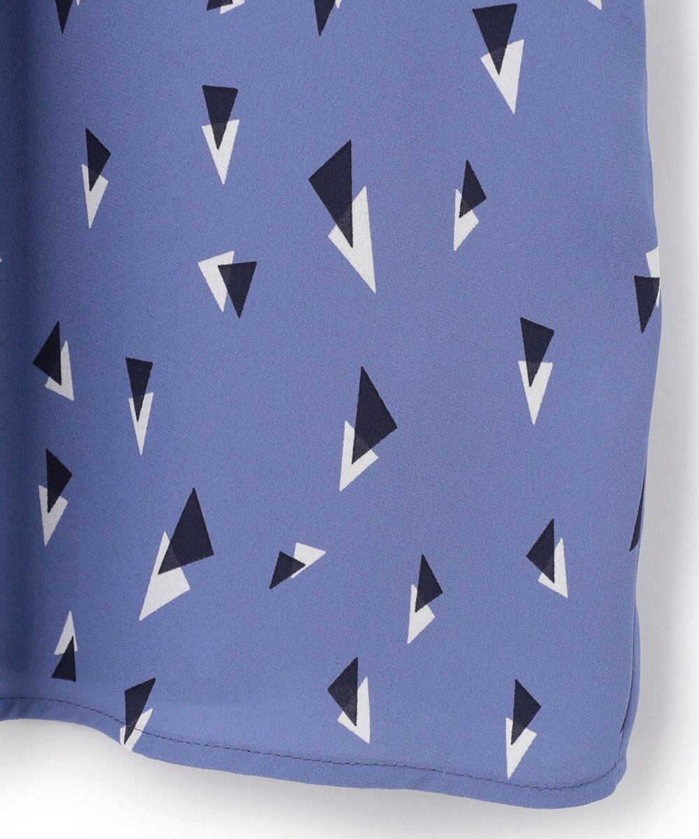 ICB 【UVケア・速乾】Back Satin Amunzen クルーネックブラウス 