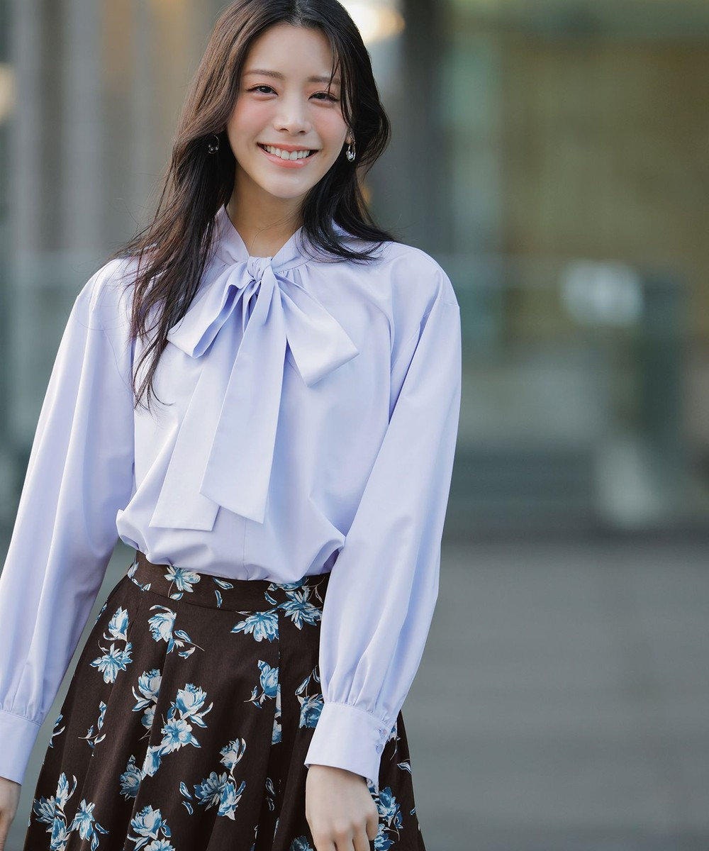 ANY SIS 【2WAY】リボンギャザー ブラウス 