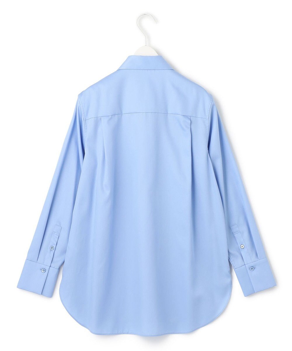 ICB 【洗える】 コットンサテンシャーティング シャツ 