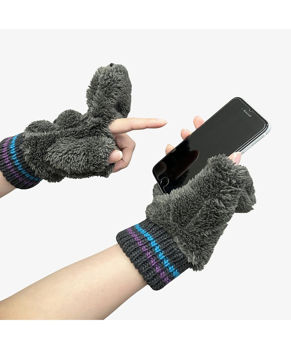 林八百吉商店 Champion　ボアフィンガーレスフードグローブ 