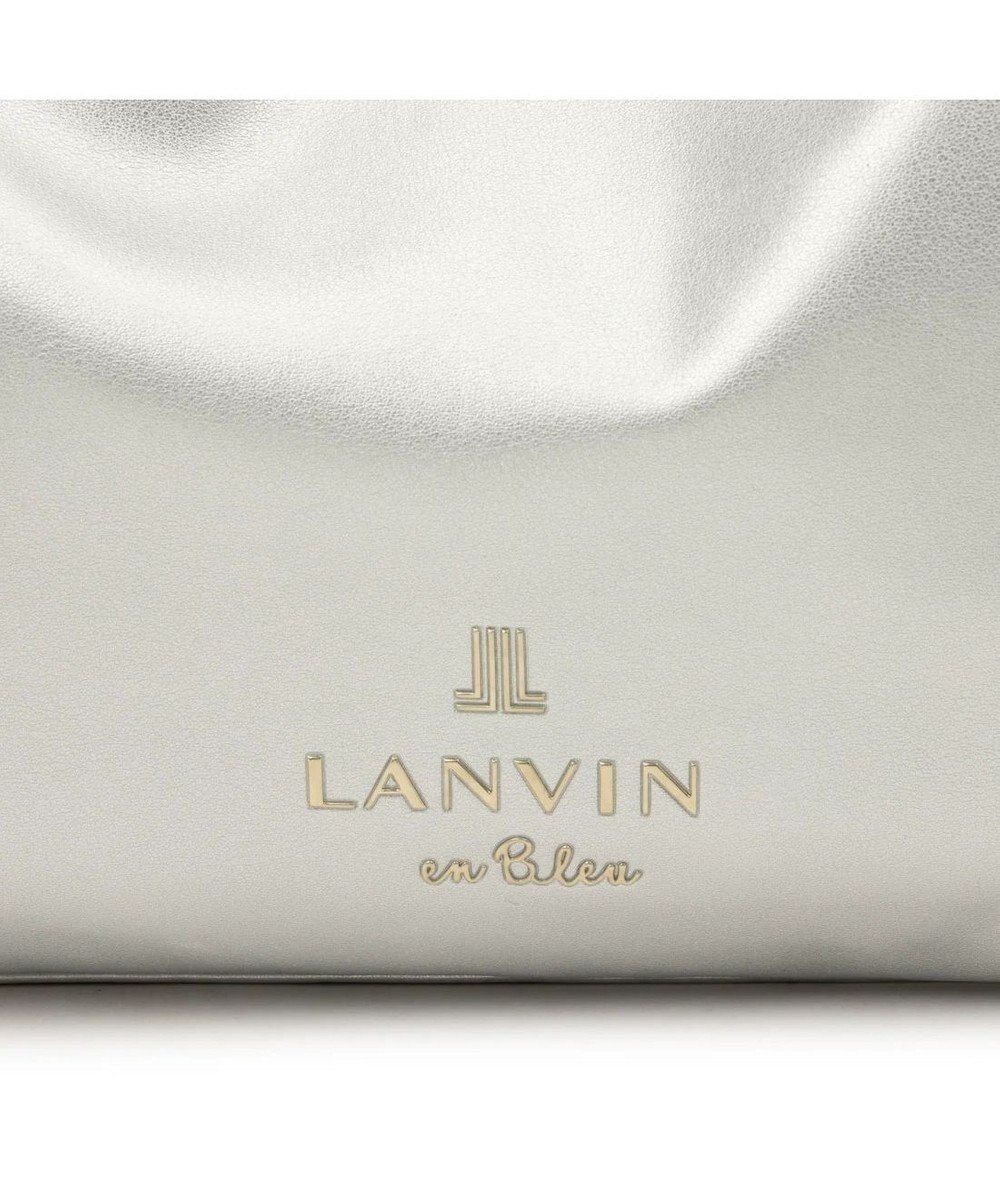 LANVIN en Bleu スフレ ハンドバッグ 
