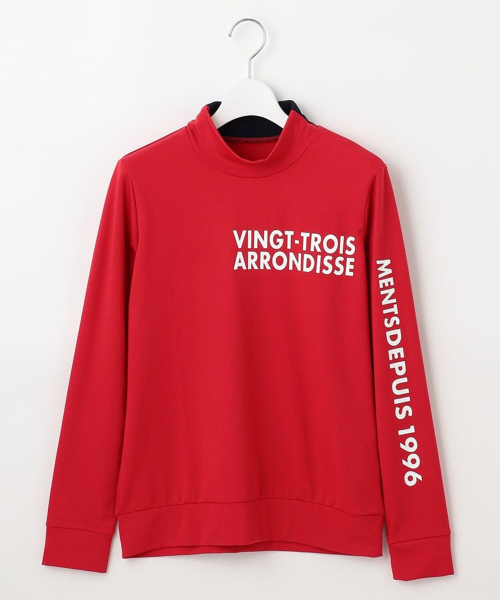 23区GOLF 【WOMEN】【吸水速乾/UVカット】スポーティ モックネックシャツ 