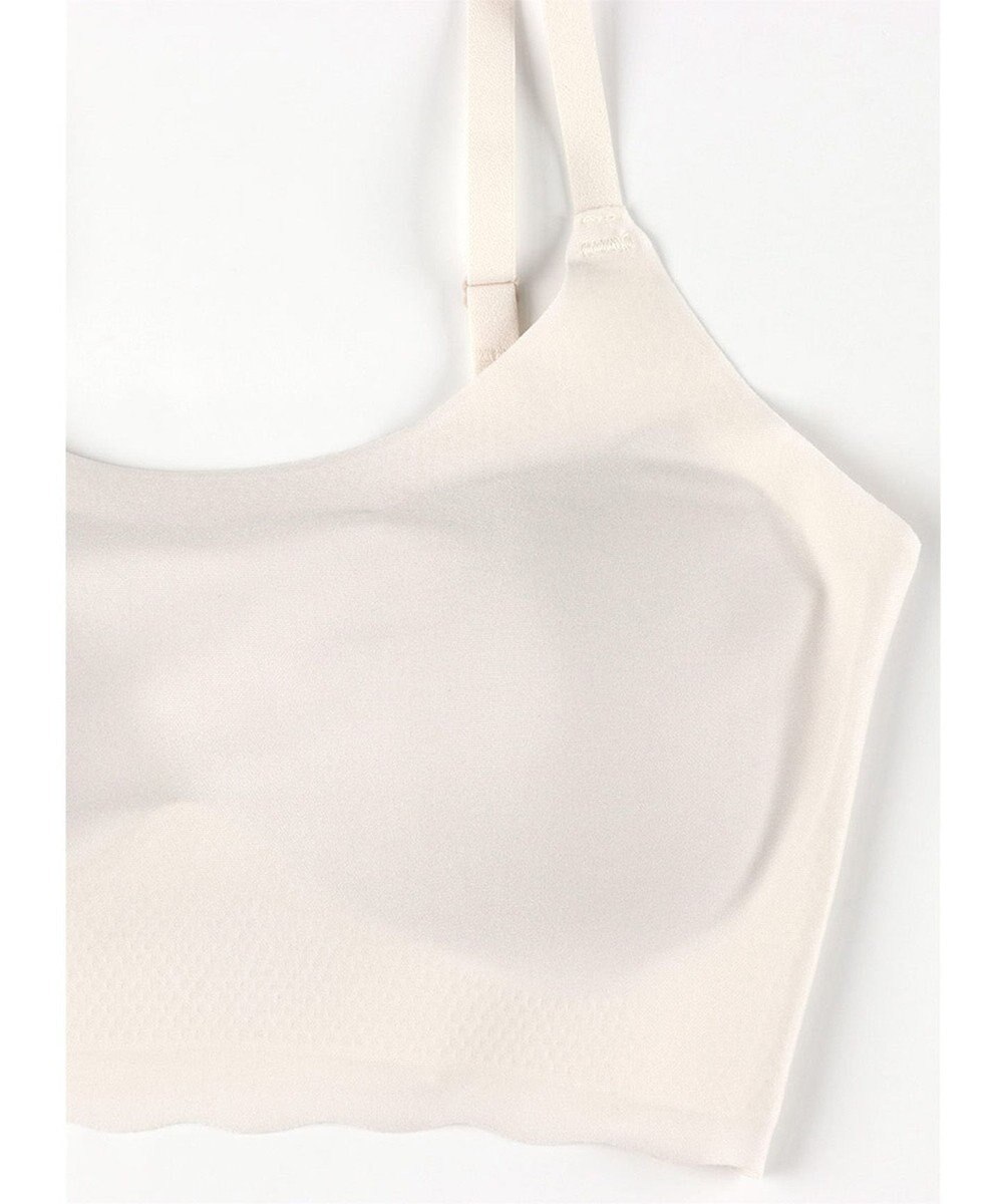 WACOAL 【GOCOCi ゴコチ】 ノンワイヤー ハーフトップ 伸びのよい素材を使用 ムレにくく快適 フラット仕上げ ホックなし ブラトップ レディース CGG220 /ワコール 