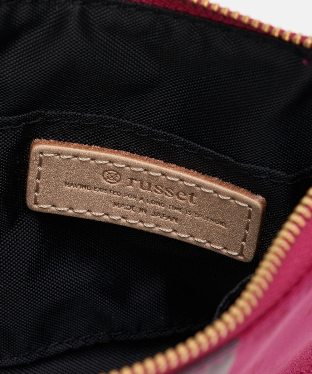 russet ラインプリントポーチ S(Z-227) 