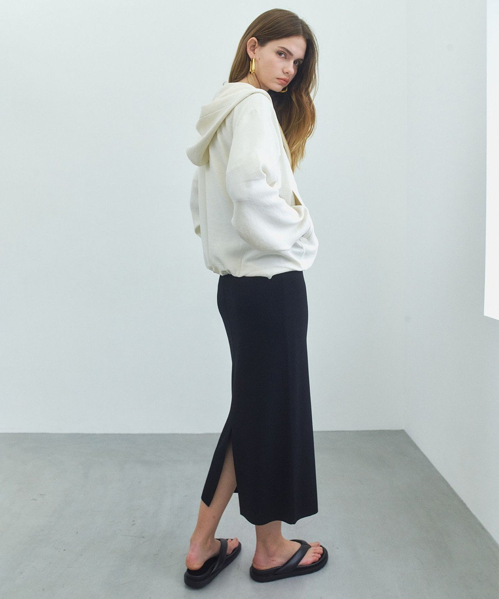 BEIGE， 【ロングセラー】LAURA / ストレッチ Iラインニットスカート 