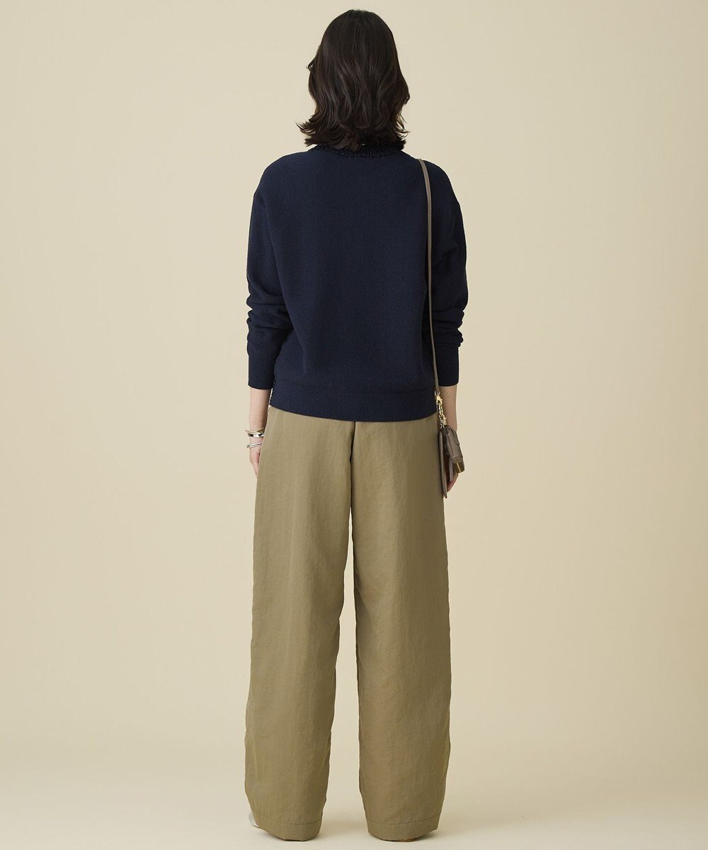 自由区 S ブークレミックスツイード ニット 