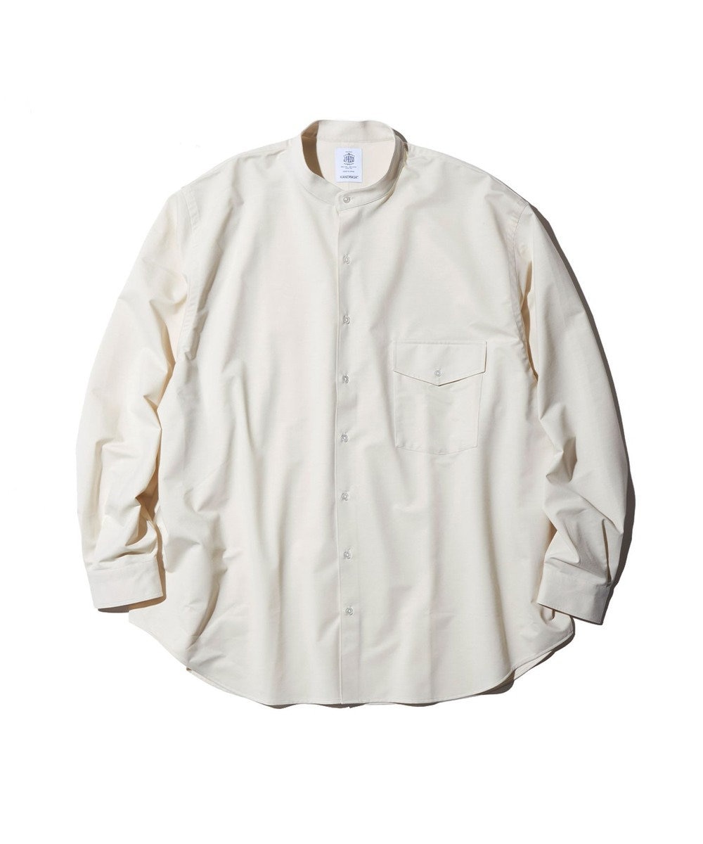 J.PRESS MEN 【J.PRESS ORIGINALS】KANEMASA STANDUP COLLAR SHIRT / JAPAN MADE アイボリー系