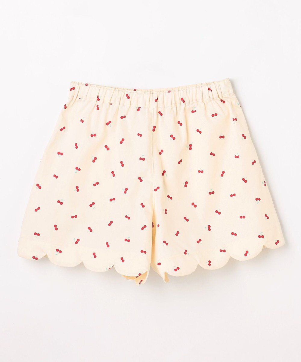 ANY KIDS 【洗濯機可能】スカラップショートパンツ 