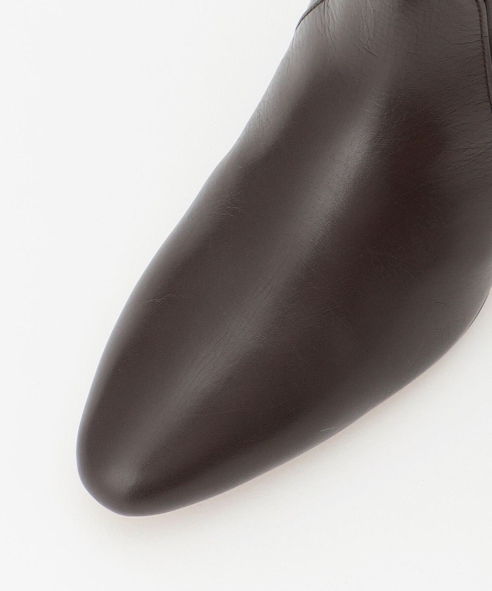 自由区 レザーロングブーツ 