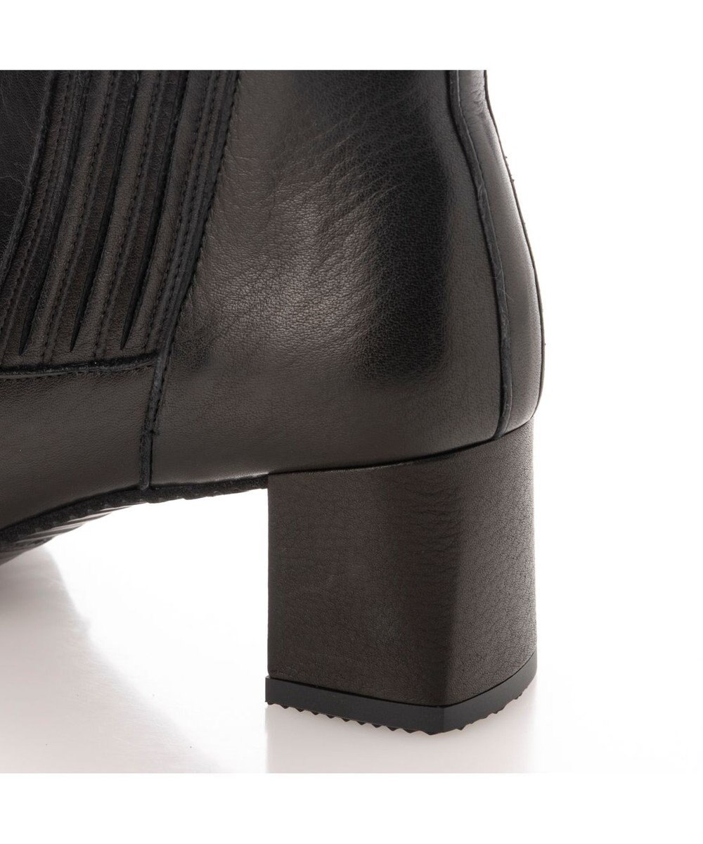 MODE ET JACOMO <D'ICI>【３E】ウエスタンタイプチャンキーヒールショートブーツ 