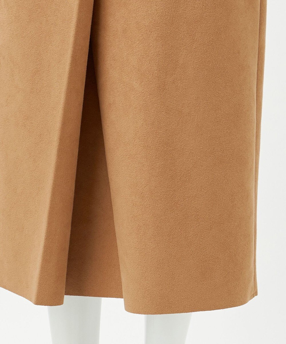 23区 【GOLD LABEL】スウェードタッチレザー ラップスカート 