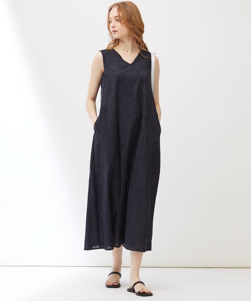 23区 【Indian Factory】フラワーエンブロイダリー ワンピース 