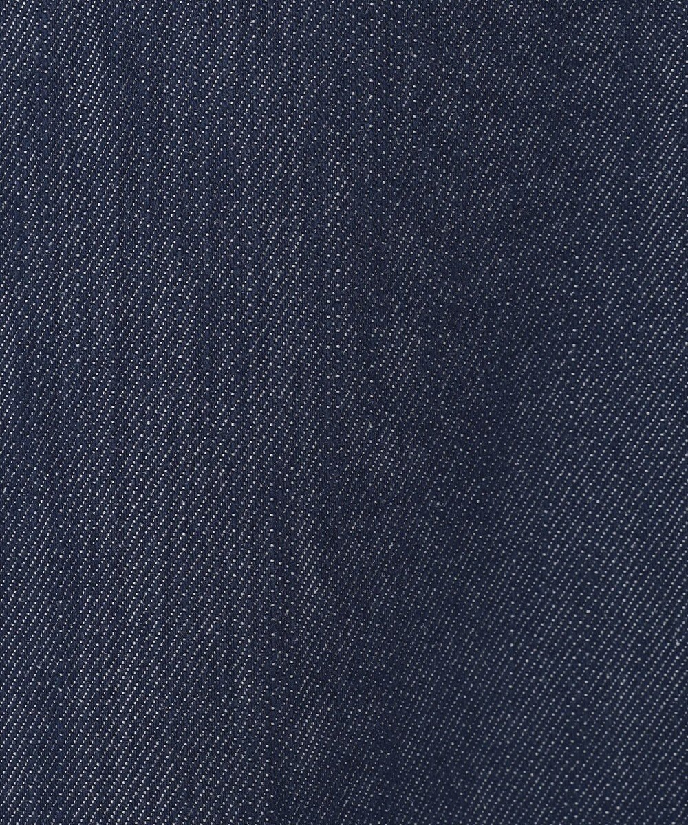 J.PRESS LADIES 【洗える】セルロースシャンブレー セミワイド マリン パンツ 