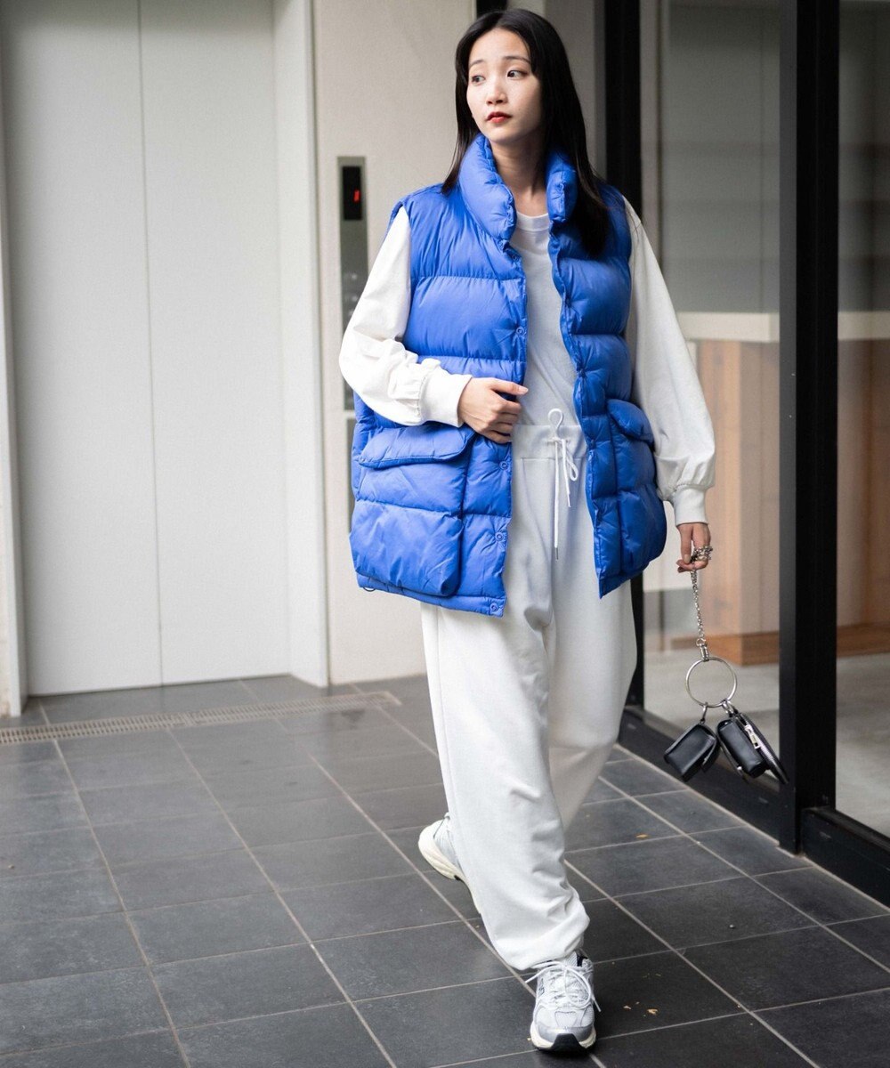 WEGO カラーナイロンパテッドベスト 