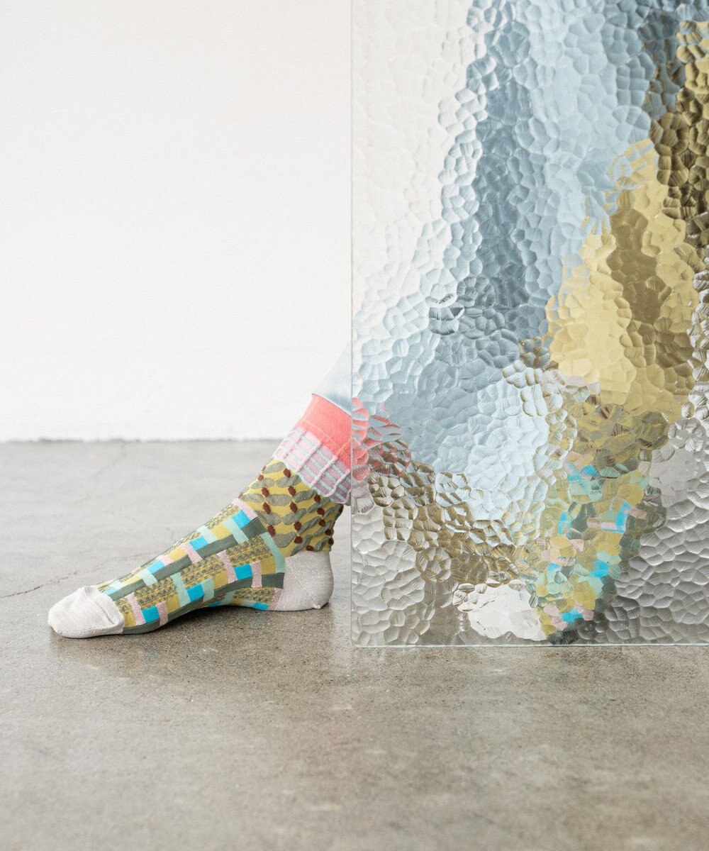 COQ CROSS PATCH ショートソックス 