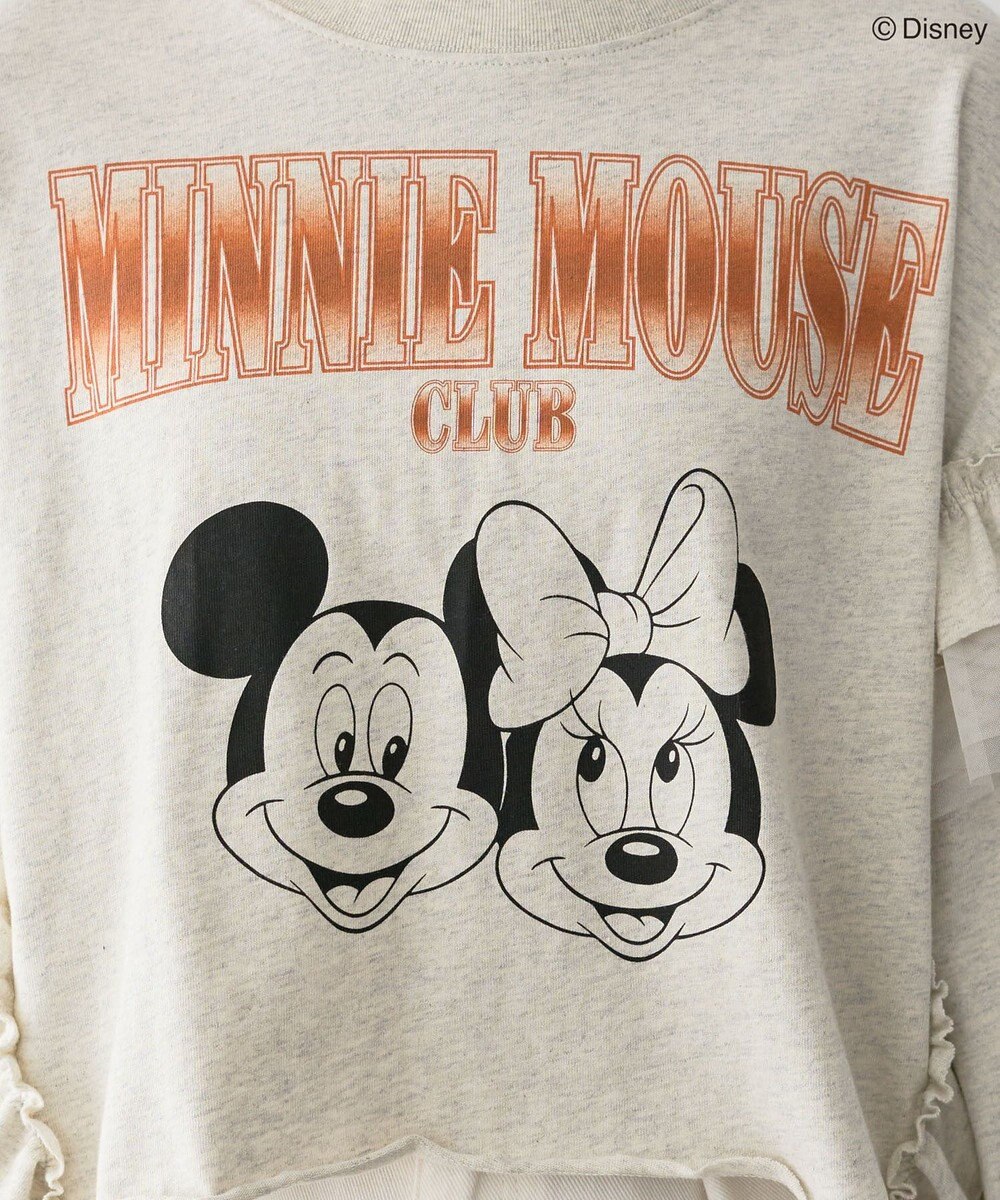 Green Parks ミッキー＆フレンズ／袖フリルショート丈ＴＥＥ 