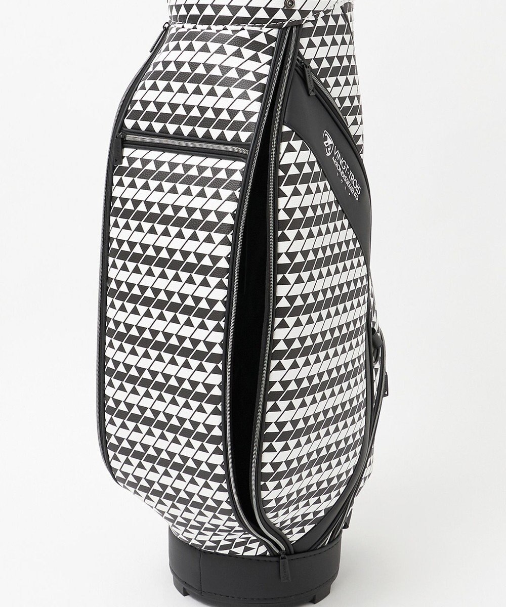 23区GOLF 【UNISEX】フラッグ総柄キャディバッグ　他と被らないデザイン 