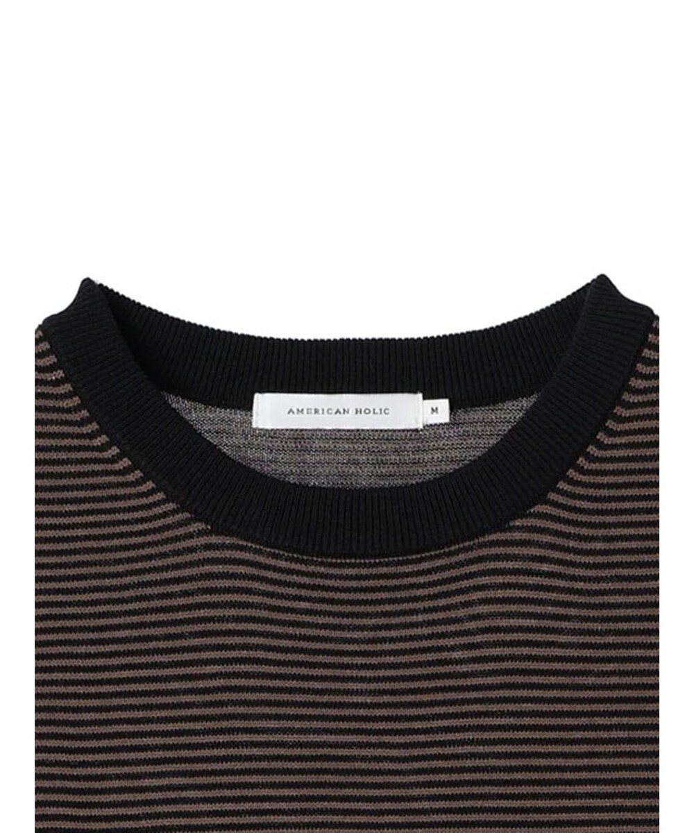 AMERICAN HOLIC フレンチスリーブニットプルオーバー 