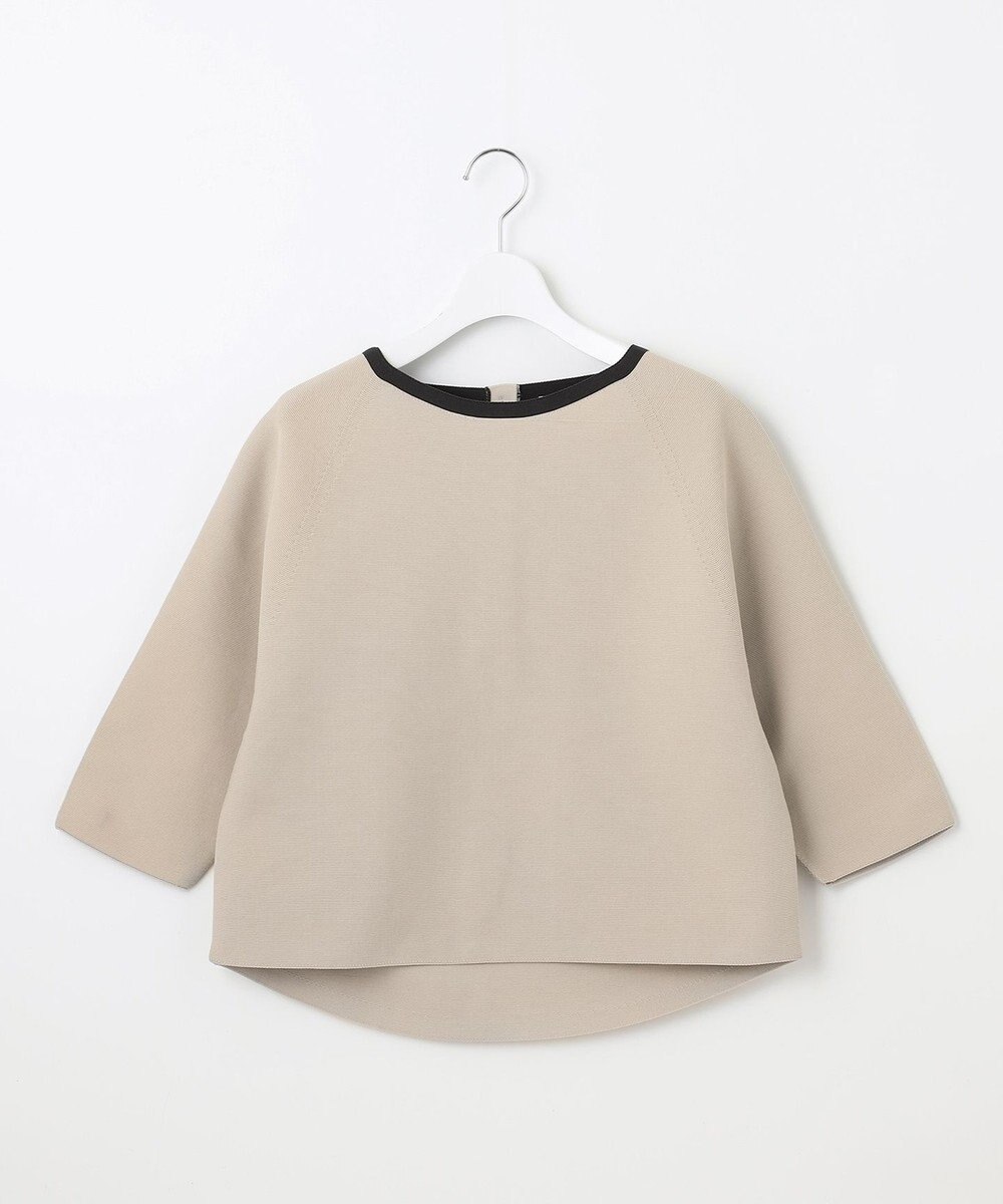 自由区 L 【洗える】ポリエステルホールガーメントプルオーバー ニット 