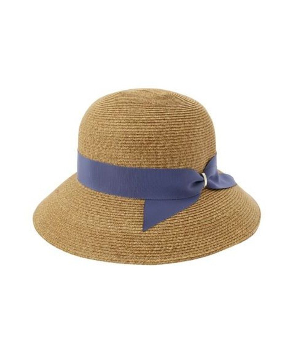 MOONBAT FURLA(フルラ) ペーパーブレードリボン巻きダウンハット サイズ調整可 